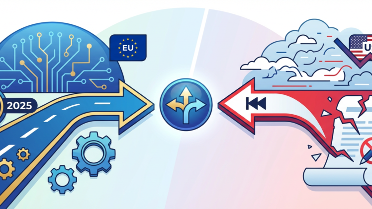 AI Governance Diverges: What the EU’s Bold Move and America’s Retreat Tell Us About Democracy in the Tech Age