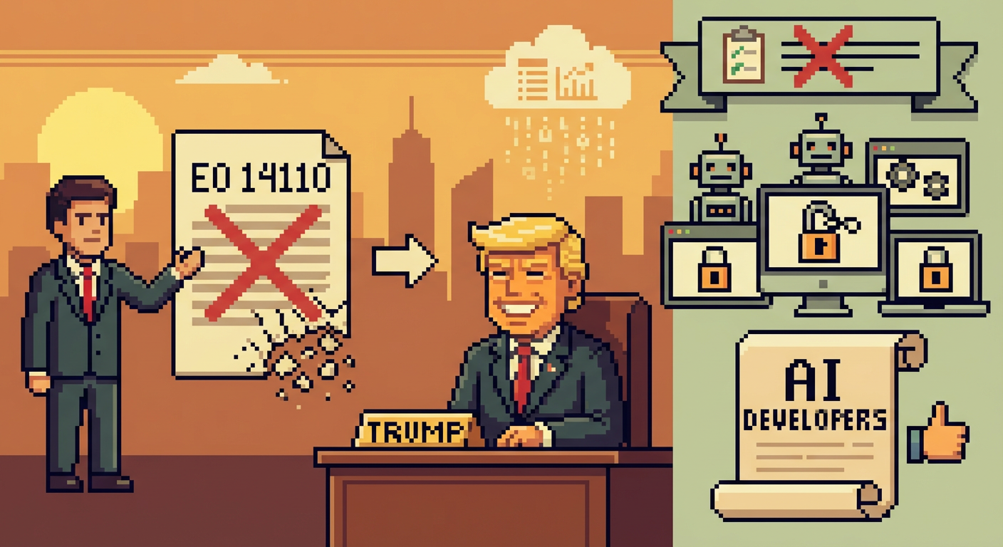 Illustration for AI Governance Diverges: What the EU's Bold Move and America's Retreat Tell Us About Democracy in the Tech Age